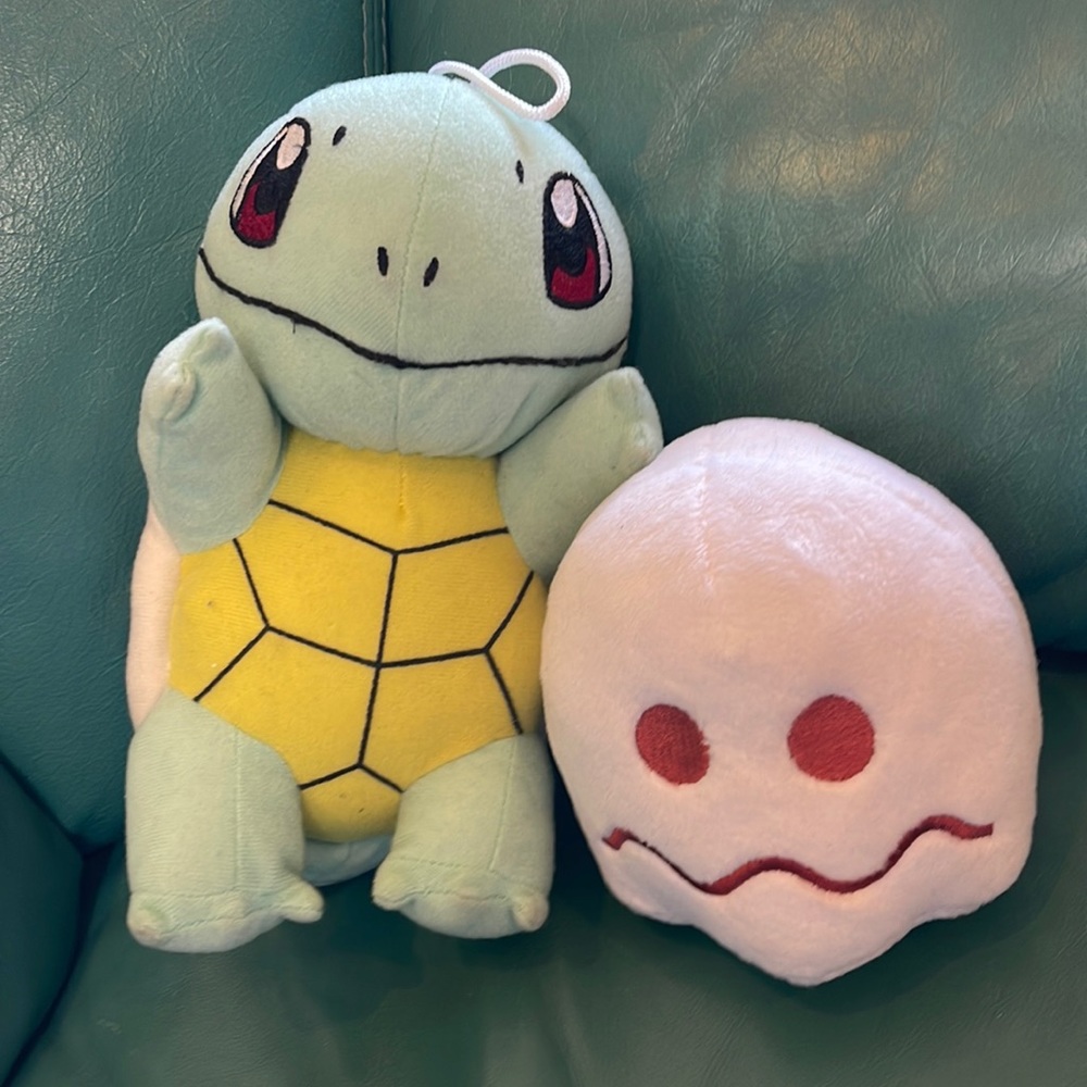 Pokémon & Pac-Man stuffed toys